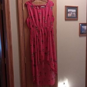 High-low cross dress